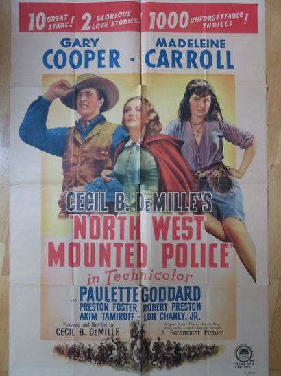 null " NORTH WEST MOUNTED POLICE" (LES TUNIQUES ECARLATES)(1945) de Cecil B.de MILLE...