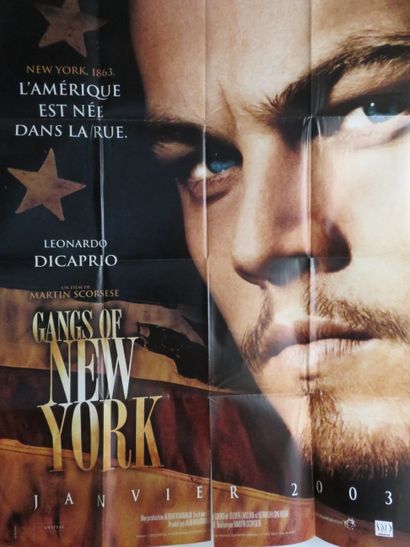 null "GANG OF NEW-YORK" (2003) de Martin SCORSESE - Léonardo Di Caprio - Affiche...