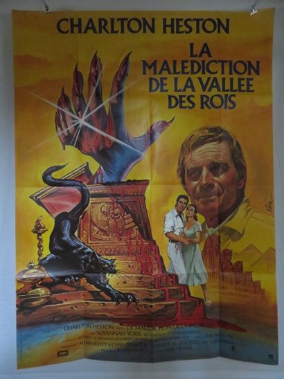 null "LA MALEDICTION DE LA VALLEE DES ROIS " (1980) de Mike NEWELL avec Charlton...