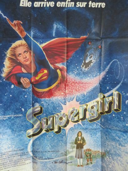 null "SUPERGIRL" (1984) de Jeannot SZWARC avec Faye Dunaway, Helen Slater, Mia Farrow...