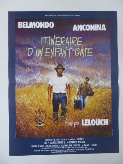 null " ITINERAIRE D'UN ENFANT GATE" (1988) de Claude LELOUCH avec Jean-Paul Belmondo...
