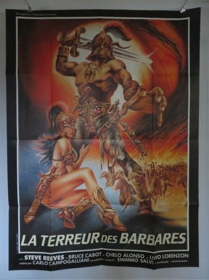 null "LA TERREUR DES BARBARES" (1959) de Carlo CAMPOGALLIANI avec Steve Reeves, Chelo...