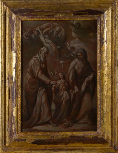  Antonio Acisclo PALOMINO DE CASTRO (Buzalance 1655 - Madrid 1726) 
Saint Joachim,...