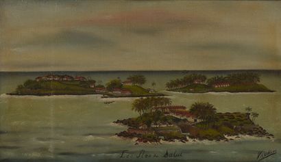 null VAN HOVE (19th century naive school)

The Salvation Islands [Bagne, Guyana].

Oil...