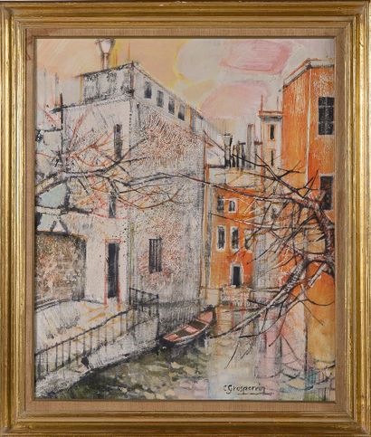 null Claude GROSPERRIN (1936-1977)

Venice, Rio della Misericordia

Oil on canvas,...