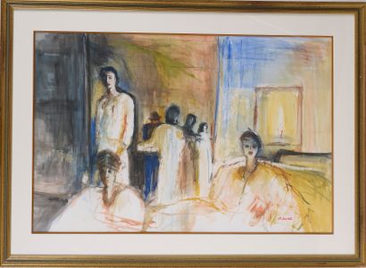 null Christian ROYER (1938-2019)

Tribute to Pirandello

Watercolor, signed lower...