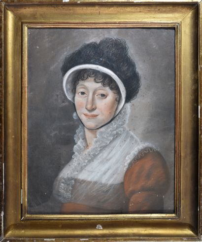 null École française du début du XIXe siècle
Portrait de Marie Ursule Guillemain,...