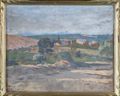 null Léonce de JONCIÈRES (1871-1952)
Paysage de Provence
Huile sur carton, signée...