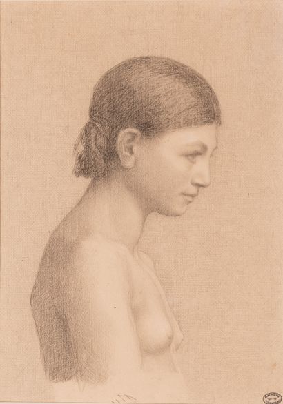 Mathoeus FOURNEREAU (1829-1901)
Jeune fille...