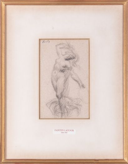null Henri FANTIN-LATOUR (1836-1904)
Figure mythologique
Dessin à la mine de plomb,...