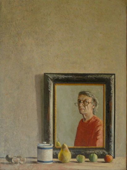Jean-Claude BESSON-GIRARD (1938-2021) 
Autoportrait...
