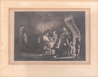 null Jean-Jacques de BOISSIEU (1736-1810)

La soirée villageoise, 1800

Gravure à...