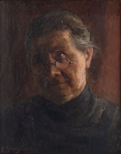 null Fanny GENEY-LAUKENS (1875-1966)

Portrait d’une grand-mère 

Huile sur toile,...