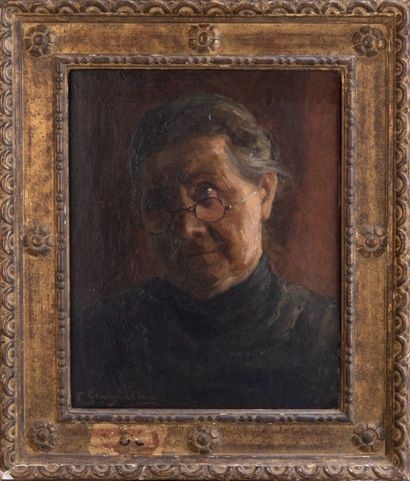 null Fanny GENEY-LAUKENS (1875-1966)

Portrait d’une grand-mère 

Huile sur toile,...