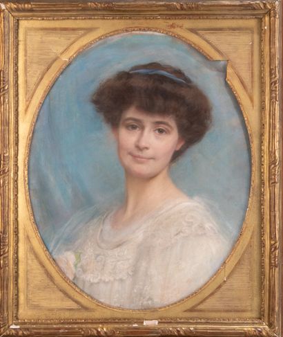 null Hélène LAVERGNE MOSTIKER (1866-1949)

Portrait d’une élégante souriante, 1908

Pastel...