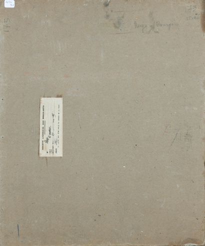 null Adolphe REY (1863-1944)
Neige à Bourgoin, 1935
Huile sur carton, signée et datée...