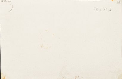 null Adolphe REY (1863-1944)
Crépuscule en Dauphiné
Aquarelle sur papier fort, signée...