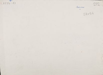 null Adolphe REY (1863-1944)
Paysage d’été à Badinières (Isère)
Aquarelle, signée...