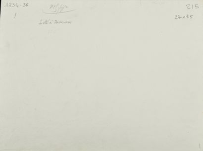 null Adolphe REY (1863-1944)
L’été à Badinières (Isère), 1919
Aquarelle, signée et...