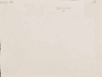 null Adolphe REY (1863-1944)
Paysage de campagne à Badinières (Isère)
Aquarelle sur...