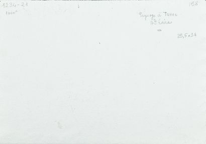 null Adolphe REY (1863-1944)
Paysage à Tence (Haute-Loire)
Aquarelle sur papier fort,...