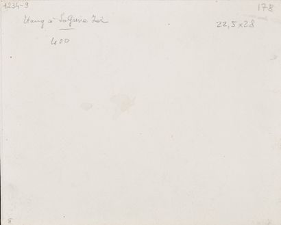 null Adolphe REY (1863-1944)
Etang à La Grive (Isère)
Aquarelle sur carton, signée...
