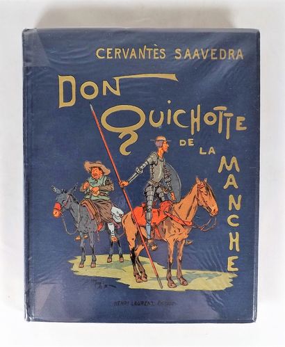 null [Cartonnage]. CERVANTES. Don Quichotte de la Manche, P., Renouard, s.d. (vers...