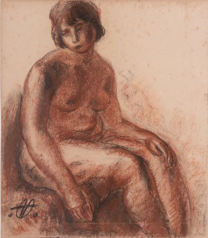 null André AUCLAIR (1893-1976)

Seated Nude

Drawing with red chalk and charcoal,...