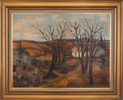 null Émile APOSTOLY (1924-2013)

Late Autumn, 1979

Oil on canvas, signed lower right,...