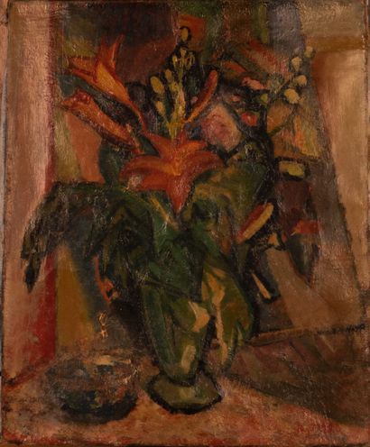 null Roger CARLE (1907-1975)

Fleurs

Huile sur toile, signée en bas à droite, contresignée...