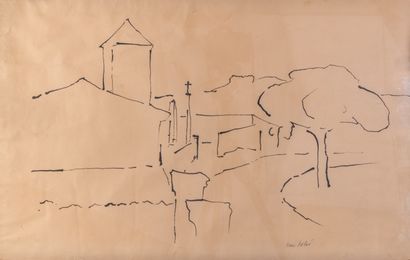 null 
Pierre PALUÉ (1920-2005)




L’église de Chavannes (Drôme)




Dessin à l’encre...