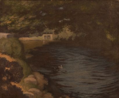 Paul AUDRA (1869-1948)

Paysage à l’étang,...