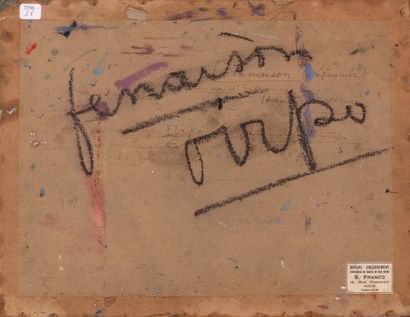 null Walter FIRPO (1903-2002)

Fenaison

Huile sur carton, signée et tirée au dos

17,5...