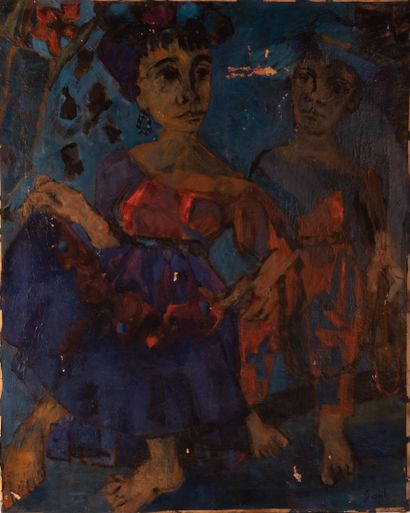 null Georges SANH (1909-1998)

West Indian women

Oil on canvas, signed lower right...