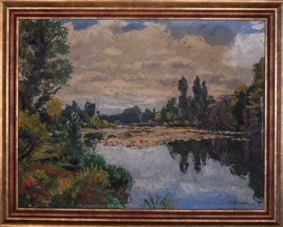 null Jehan BERJONNEAU (1890-1966)

The Ardèche near Vogüé

Oil on canvas, signed...