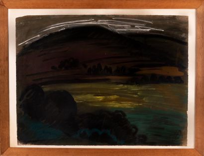 null André AUCLAIR (1893-1976)

Landscape in Saint-Thomé (Ardèche)

Mixed media (gouache,...