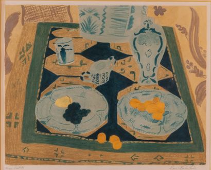null Pierre BONCOMPAIN (born in 1938)

The table

Lithograph, signed lower right...