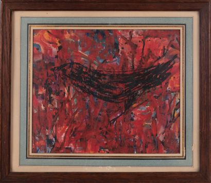 null Theodore APPLEBY (1923-1985)

The Bird

Oil on canvas, not mounted on stretcher,...