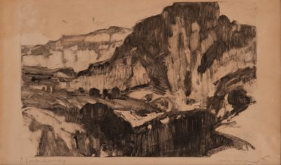 null Pierre COMBET-DESCOMBES (1885-1966)

Landscape of the Vercors

Monotype, signed...