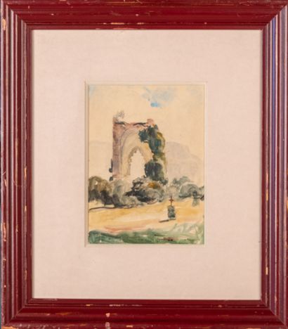 null Louis AGERON (1865-1935)

Ruins in Beauvoir

Watercolor, signed and located...