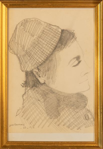null 
Jean SAUSSAC (1922-2005)




Presumed portrait of Hélène Baissade in profile




Graphite...