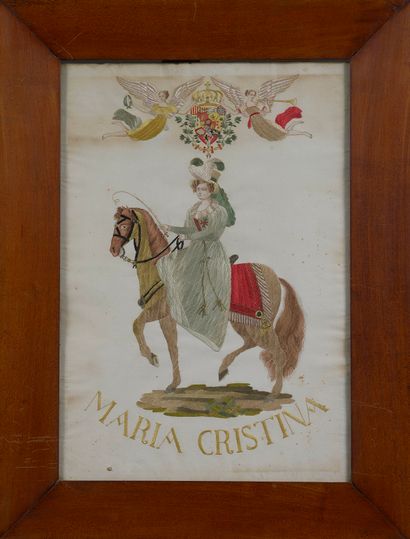 null Maria Christina of Bourbon Sicily (1806-1878), known as Maria Theresa of Spain...