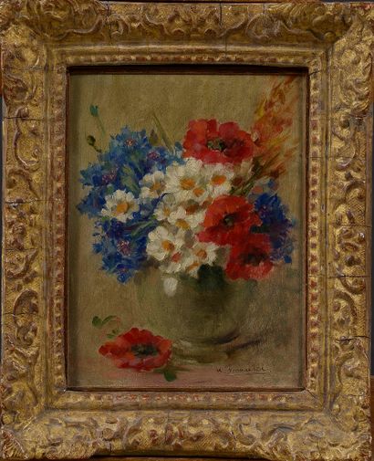 null Marcelle BONNARDEL (1879-1966)

Fleurs de France

Huile sur carton, signée en...