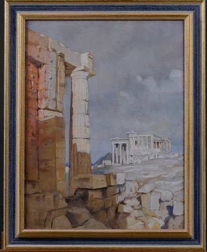 null Charles VASNIER (1873-1961)		

Sur l'acropole le soir, Athènes, 1937

Grande...
