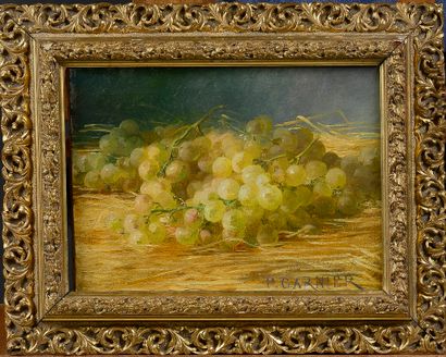 null Pierre GARNIER (1847-1937)

Grappes de raisins

Huile sur toile, signée en bas...