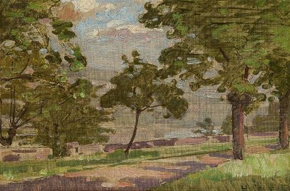 null Honoré CAVAROC (1846-1931)

Trees on the banks of the Saône

Oil on canvas mounted...