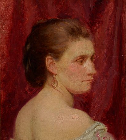 Jean SCOHY (1824-1897)

Portrait de femme,...