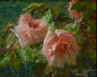 null Adolphe Louis Napoléon CASTEX-DÉGRANGE (1840-1918)

Roses, 1911

Huile sur toile,...