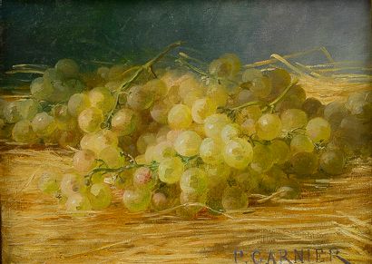 null Pierre GARNIER (1847-1937)

Grappes de raisins

Huile sur toile, signée en bas...
