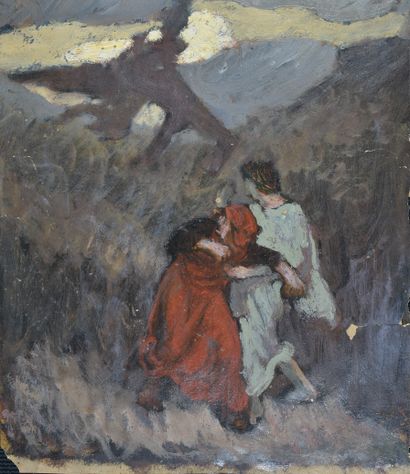 null François Joseph GUIGUET (1860-1937)	

Dante et Virgile aux enfers

Huile sur...